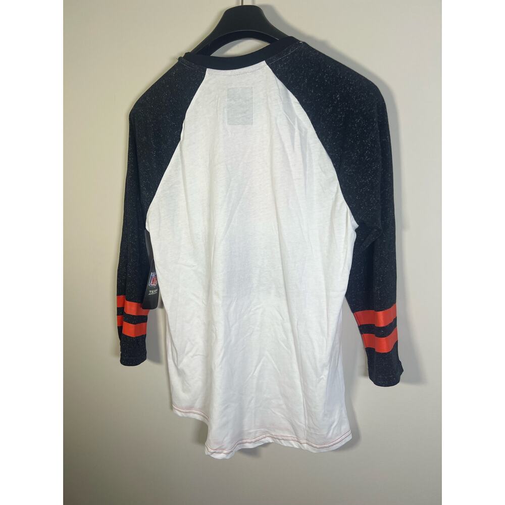 NEW! Unisex Cleveland Browns 3/4 Sleeve Cotton Tee Size‎ Medium NFL Shirt Top - Picture 6 of 7